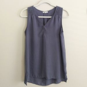 Maurice's Ruched Sleeve Tank Blouse